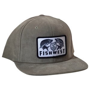Fishwest Logo Richardson Timberline Hat in Olive